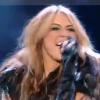 Miley Cyrus interprète I can't be tamed sur le plateau de Britain's got talent, jeudi 3 juin, en Angleterre.
