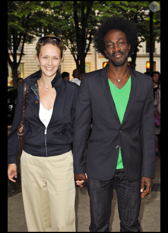 Marco Prince et Charlotte Becquin au 4e anniversaire de la fondation Culture & Diversité. 7/06/2010