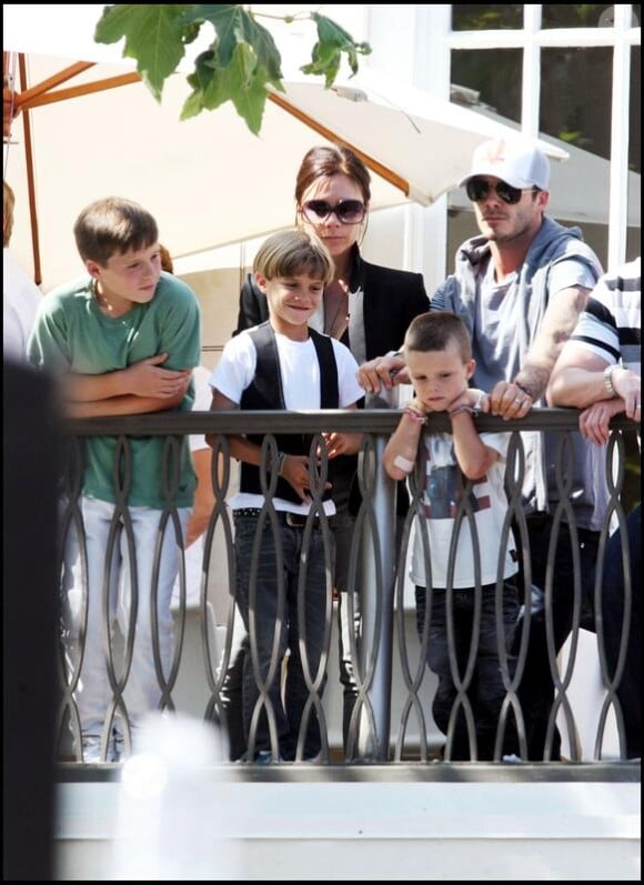 David Beckham en famille