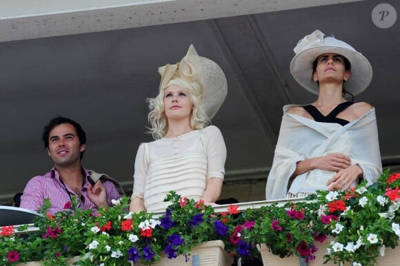 Micky Green animait dimanche 13 juin 2010 le traditionnel pique-nique précédant le Prix de Diane, à Chantilly.