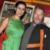 Philippe Starck et sa femme Jasmine au musée Grévin...