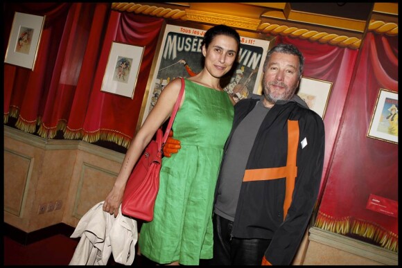 Philippe Starck et sa femme Jasmine au musée Grévin...