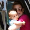 Ellen Pompeo et sa fille Stella Luna à Los Angeles, le 18 juin 2010