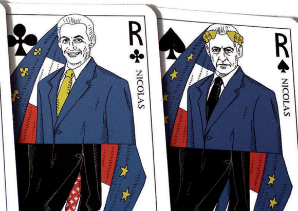 Le jeu des cartes de la République : les rois Nicolas Sarkozy