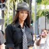 Tyra Banks en tournage dans Beverly Hills le 24 juin 2010 à Los Angeles 