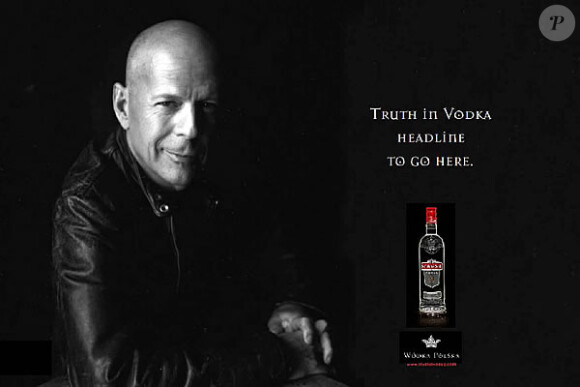Bruce Willis prête son image à la marque de vodka Sobieski