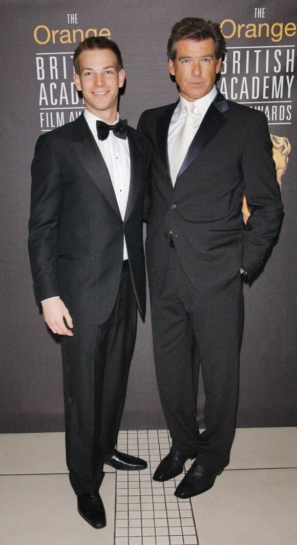 Pierce Brosnan et son fils Sean, en 2005