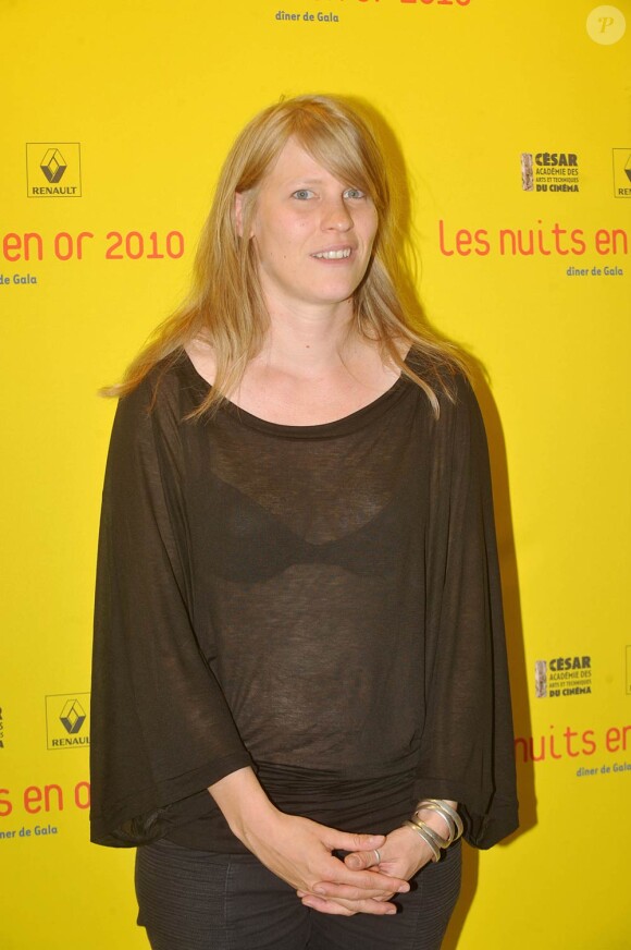 Claire Burger à l'occasion de la soirée de clôture des Nuits en Or du Court Métrage, qui s'est tenue à l'Unesco, à Paris, le 30 juin 2010.