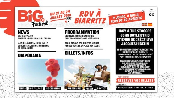 Iggy Pop, Coeur de pirate, PPRR, Uffie, Calvin Harris : le Big Festival sera énorme... et gratuit pour vous !