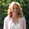 Elizabeth Banks en plein tournage, le 2 juillet 2010
