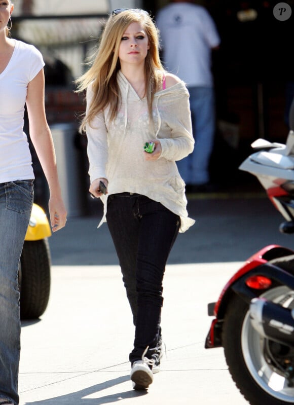 La chanteuse canadienne Avril Lavigne