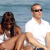 Naomi Campbell et Vladislav Doronin à Saint-Tropez, le 4 juillet 2010