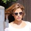 Eva Mendes sortant de son cours de gym à Los Angeles, le 10 juillet 2010