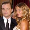 Leonardo DiCaprio et son ancienne compagne le top model brésilien Gisele Bündchen aux Oscars en 2005