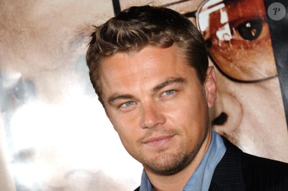 Leonardo DiCaprio et son regard transperçant en 2006 pour l'avant-premère des Infiltrés