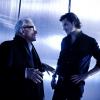 Gaspard Ulliel et Martin Scorsese sur le tournage de Bleu