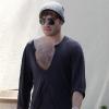 Ed Westwick après avoir déjeuné au Cafe Med à West Hollywood, le 30 juillet 2010