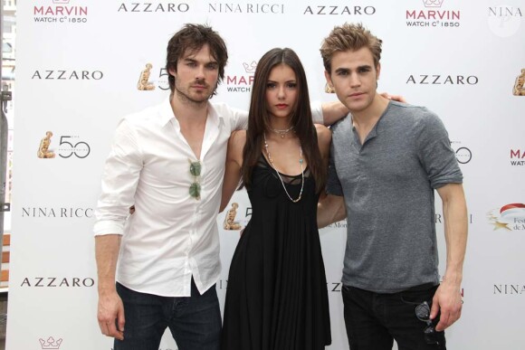 Les stars de Vampire Diaries : Ian Somerhalder, Nina Dobrev et Paul Wesley