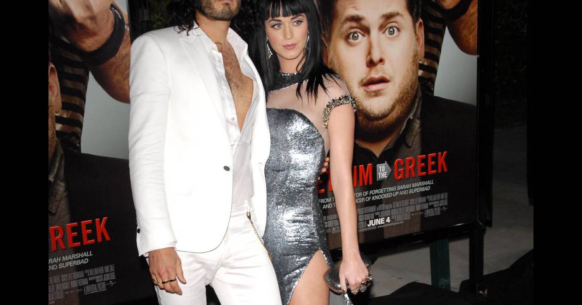 Katy Perry et son boyfriend (et futur époux !), Russell Brand. Purepeople