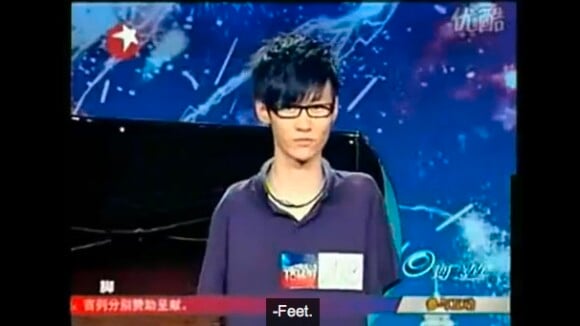 China's Got Talent : Handicapé, sans bras, il joue du piano comme un virtuose ! Découvrez comment !