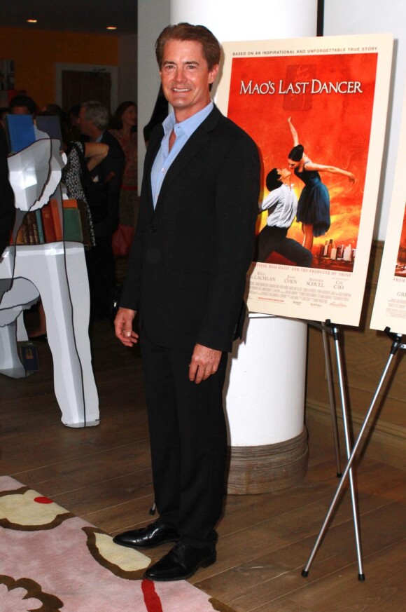 L'acteur Kyle MacLachlan assiste à l'avant-première du film Mao's Last Dancer, lundi 16 août à New York.