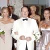 Stéphanie de Monaco au côté de son frère Albert II et de sa fiancée Charlene Wittstock
