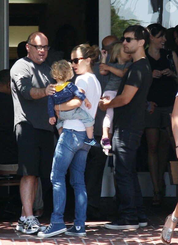 Tobey Maguire en famille !