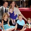 Mark Wahlberg son épouse Rhea et leurs enfants Ella, 7 ans, Michael, 4 ans,  Brendan, 2 ans, et la petite dernière Grace - née en janvier 2010
