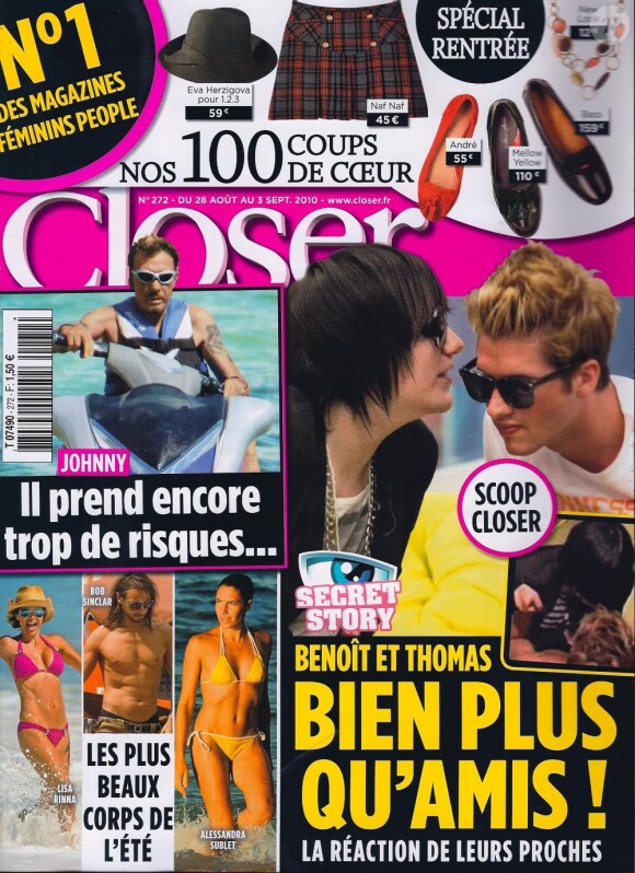 Le nouveau numéro du magazine Closer est actuellement en kiosques.