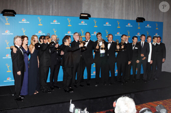 Les lauréats de la 62e édition des Emmy Awards, à Los Angeles. 29/08/2010