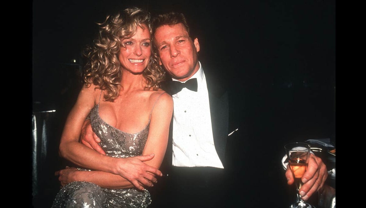 Photo : Farrah Fawcett et Ryan O'Neal, à l'époque du bonheur. - Purepeople