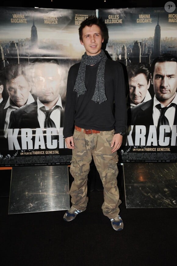 Joffrey Verbruggen à la première de Krach, à l'UGC Cine Bercy, à Paris
