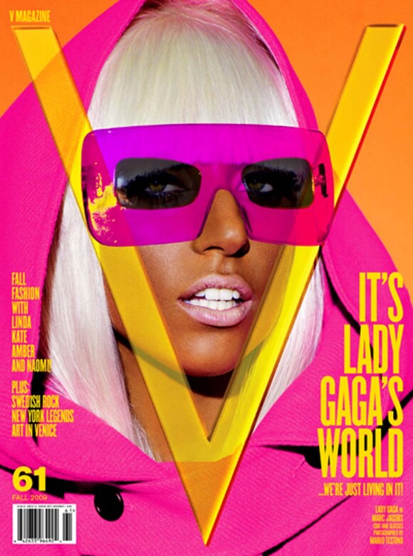 Lady Gaga par Mario Testino pour V Magazine, automne 2009