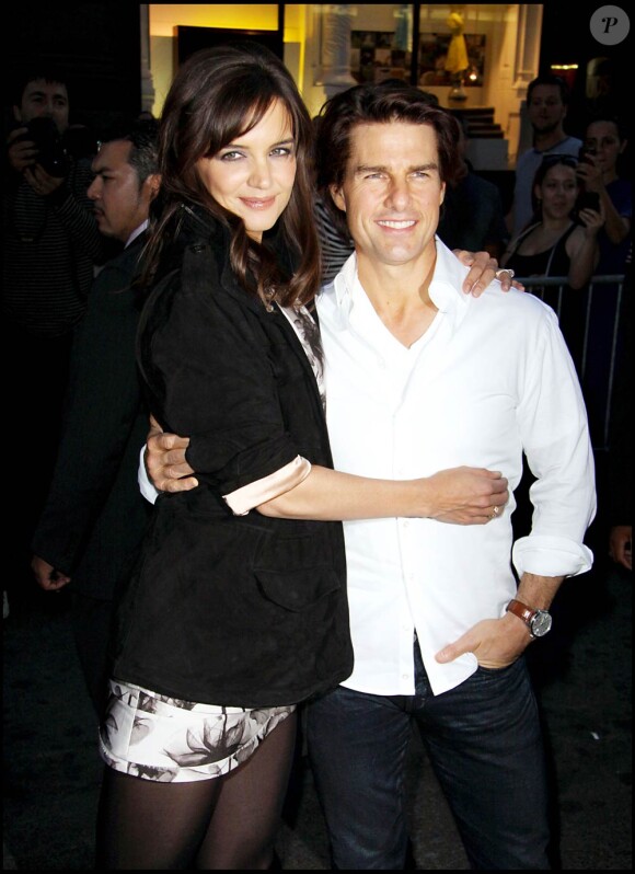 Katie Holmes et Tom Cruise, à l'occasion de l'avant-première de The Romantics, à l'AMC Loews Theatre de New York, le 7 septembre 2010.
