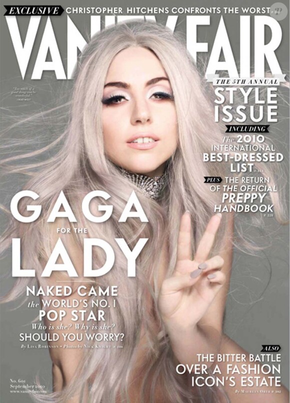 Lady Gaga par Nick Knight pour Vanity Fair UK, septembre 2010