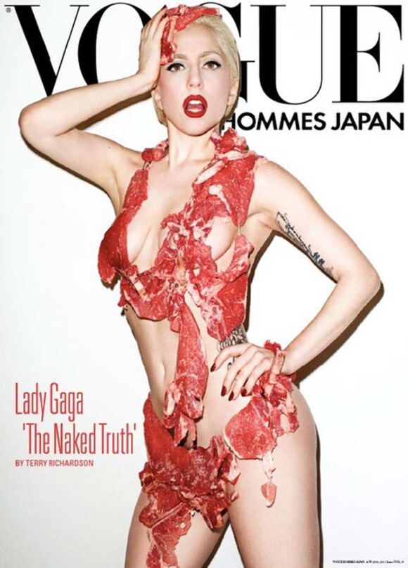 Lady Gaga : Poster The Naked Truth (La vérité nue), par Terry Richardson, septembre 2010