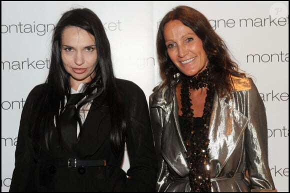 Béatrice Dalle et Liliane Jossua lors du Vogue Fashion Night Out à Paris le 7 septembre 2010