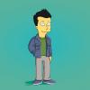 Cory Monteith en mode Simpson