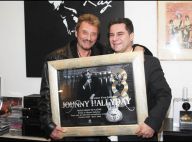 PHOTOS EXCLUSIVES : Johnny Hallyday est triple disque de platine...