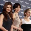 Aishwarya Rai, Lin Chi-ling et Kate Winslet au lancement de la montre Dolce Vita, de la marque Longines. 8/09/2010