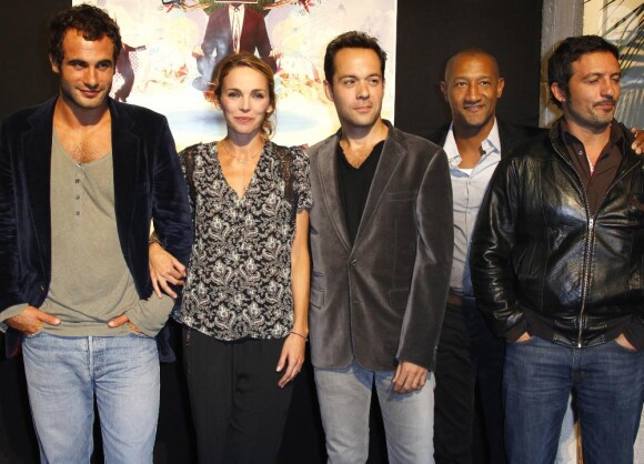 Claire Keim, Stéphane Debac, Farouk Bermouga, Bartholomew Bouteillis et Edouard Montoute au festival de la fiction TV de La Rochelle, le 9 septembre 2010.