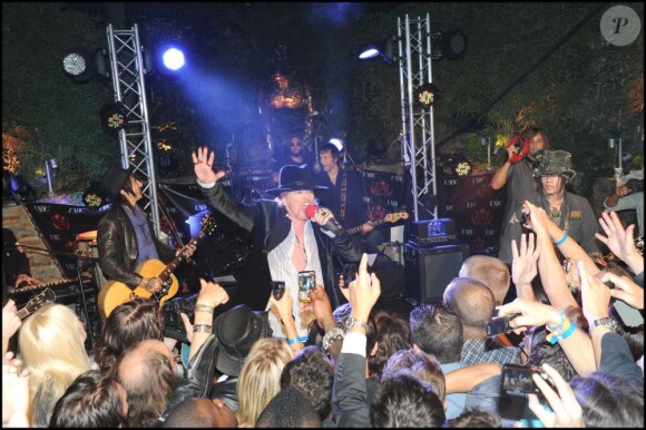 / Concert privé des Guns N' Roses à l'Arc à Paris, le 14 septembre