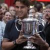 Rafael Nadal a savouré sa première victoire à l'US Open à Times Square, le 14 septembre, entouré de sa belle Xisca et de ses amis !