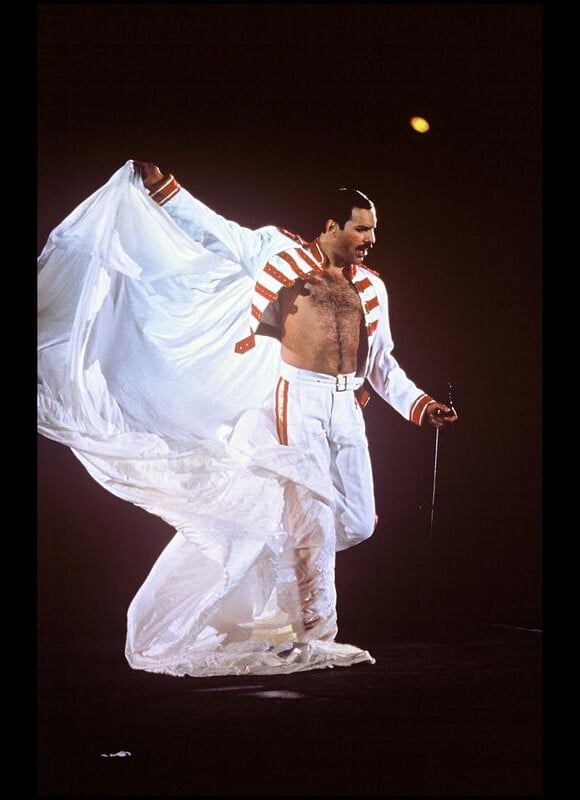 Freddie Mercury en concert en 1986
