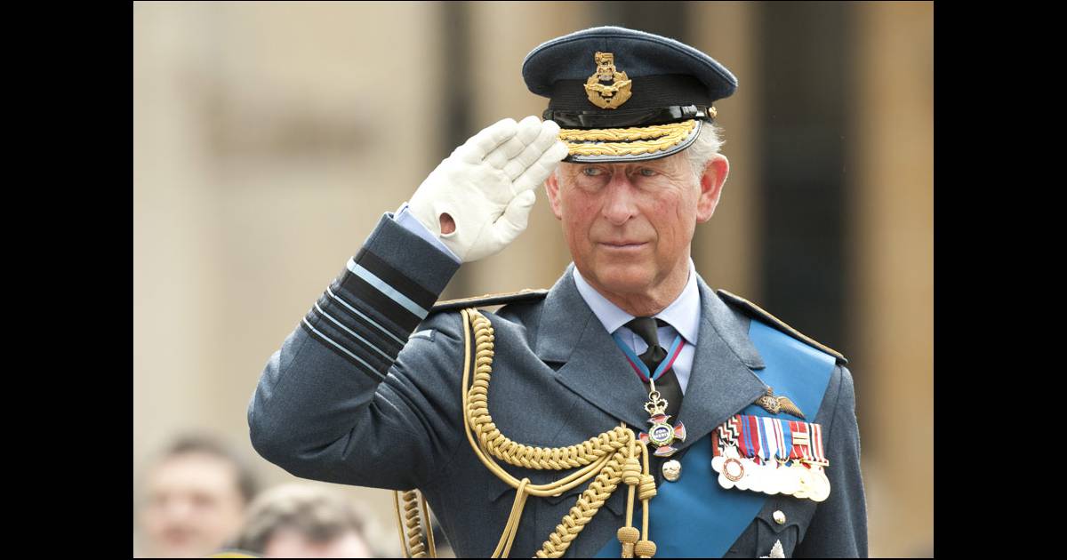 Le prince Charles lors de la commémoration de la Bataille d'Angleterre