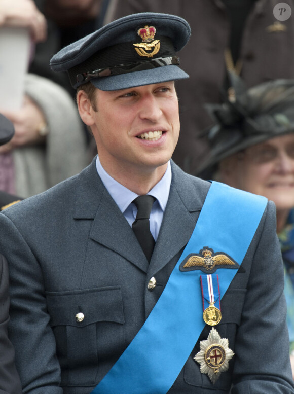 Le prince William lors de la commémoration de la Bataille d'Angleterre en l'abbaye de Westminster à Londres le 20 septembre 2010