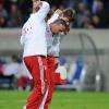 Franck Ribéry blessé lors du match opposant son équipe du Bayern de Munich au 1899 Hoffenheim, le 21 septembre 2010