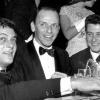 Tony Curtis avec Franck Sinatra et Eddie Fisher à Hollywood dans les années 60