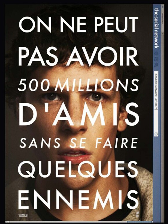 The Social network de David Fincher, le 13 octobre 2010