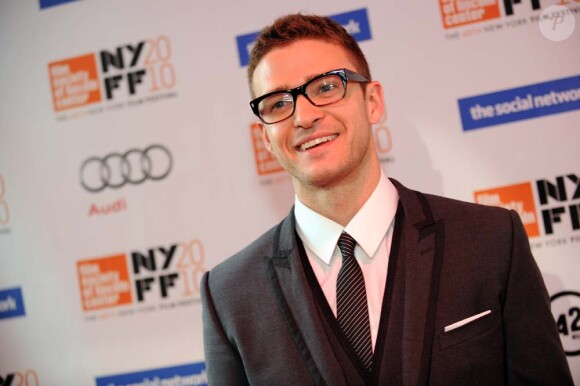 48e Festival du film de New York  présentation de The Social Network, le 24 septembre 2010 : Justin Timberlake